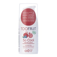 Toofruit So Cool Gel-crema hidratante y calmante Granada y Arándanos Piel sensible y mixta 30 ml