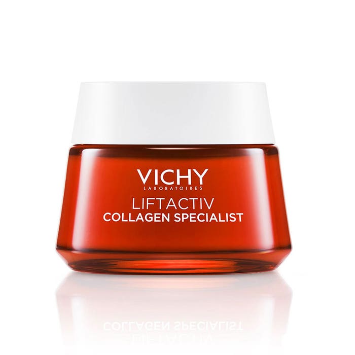 Vichy Liftactiv Supreme Crema Antiarrugas Collagen Specialist Activos Péptidos Antiedad + Vitamina C 50ml