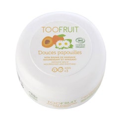 Toofruit Douces Papouilles Bálsamo de Masaje Nutritivo y Calmante Albaricoque y Camomila 75ML