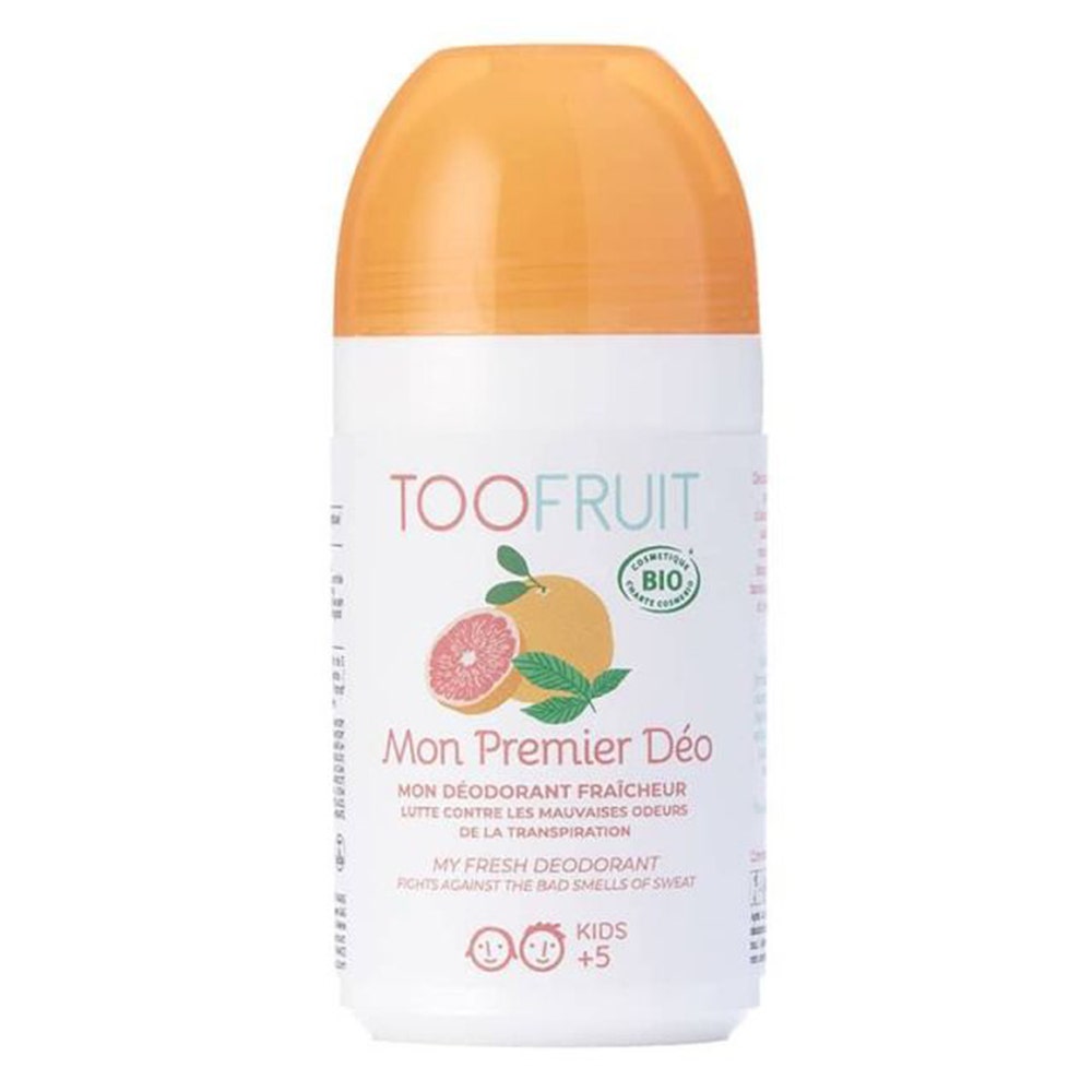 Toofruit Mi primer desodorante Desodorante Piel sensible Pomelo y Menta 50ML