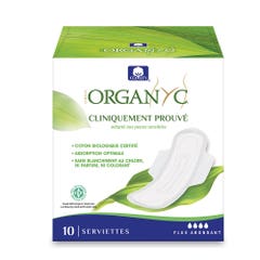 Organyc Toallas Super 100% algodón orgánico x10