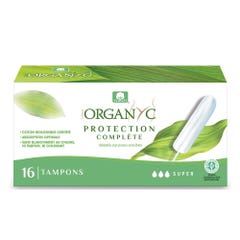 Organyc Tampones Super Organic Cotton x16
