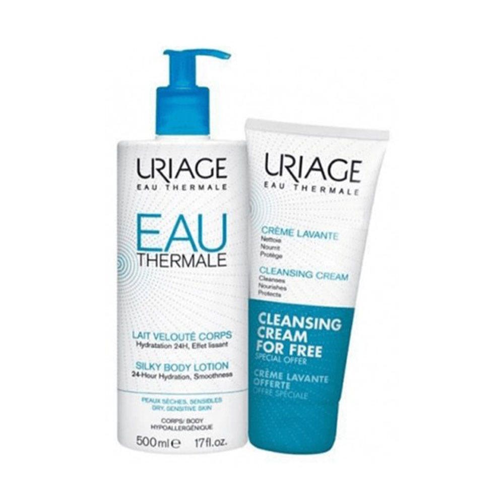Uriage Agua termal e hidratación Loción corporal hidratante 24h + Crema limpiadora de regalo