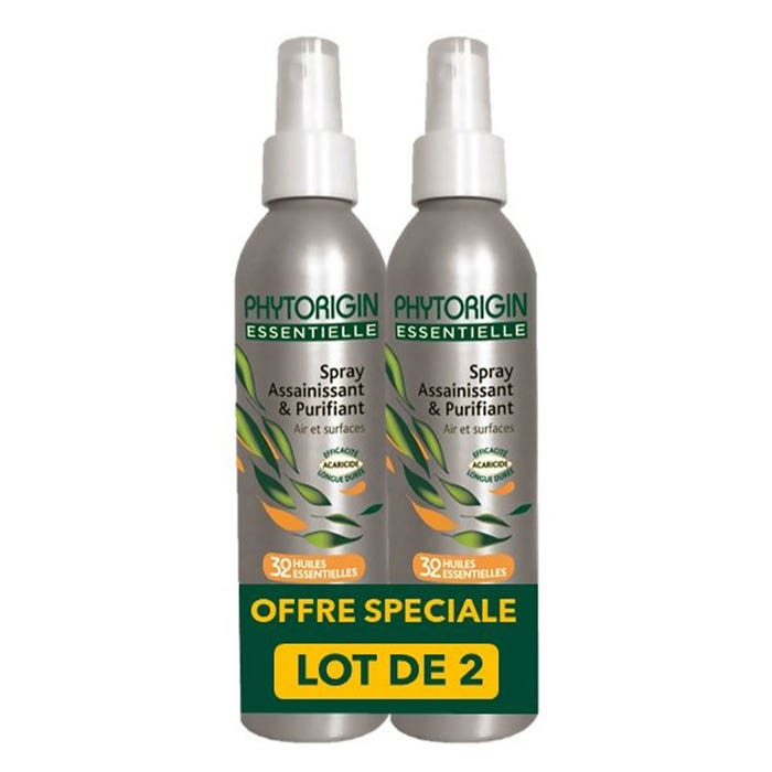 Spray Saneador Y Purificante 32 Aceites Esenciales Phytorigin 200ml Novodex