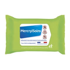 Mercryl Cuidado de las toallitas x30