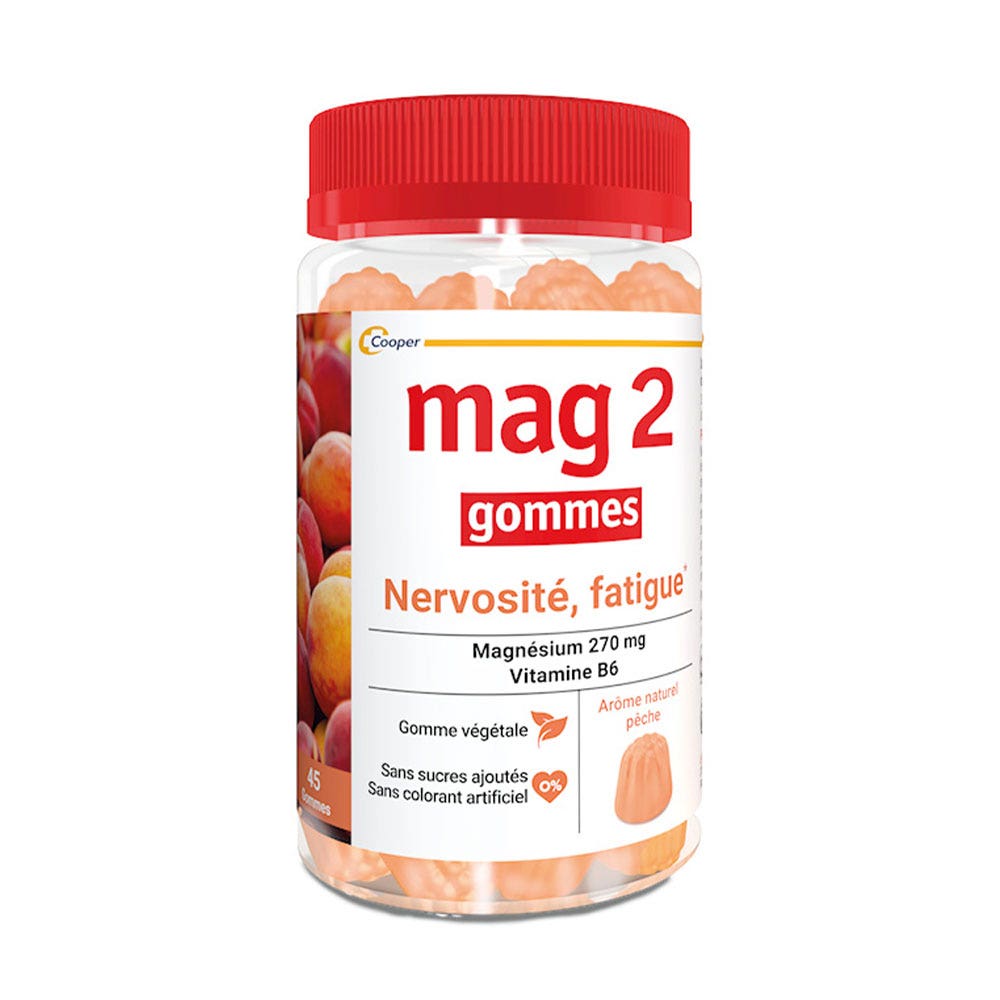 Mag 2 Magnesio + vitamina B6 x45 gominolas