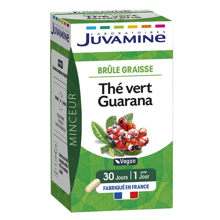 Te Verde Guarana 30 Capsulas 30 Gélules Juvamine