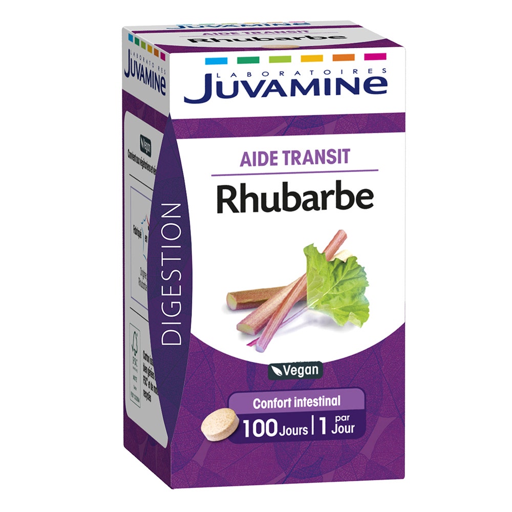 Juvamine Ruibarbo Ayuda Al Transito 100 Comprimidos 100 Comprimés