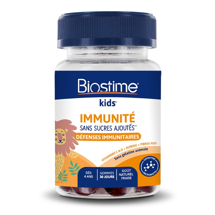 Biostime Kids Immunea Sabor fresa 30 Gominolas