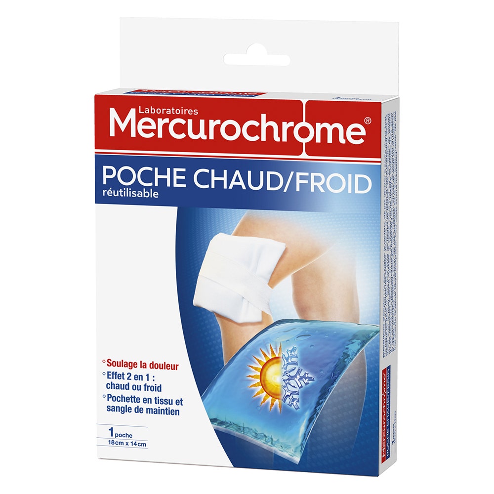 Mercurochrome Bolsa caliente/fría reutilizable 1 unidad