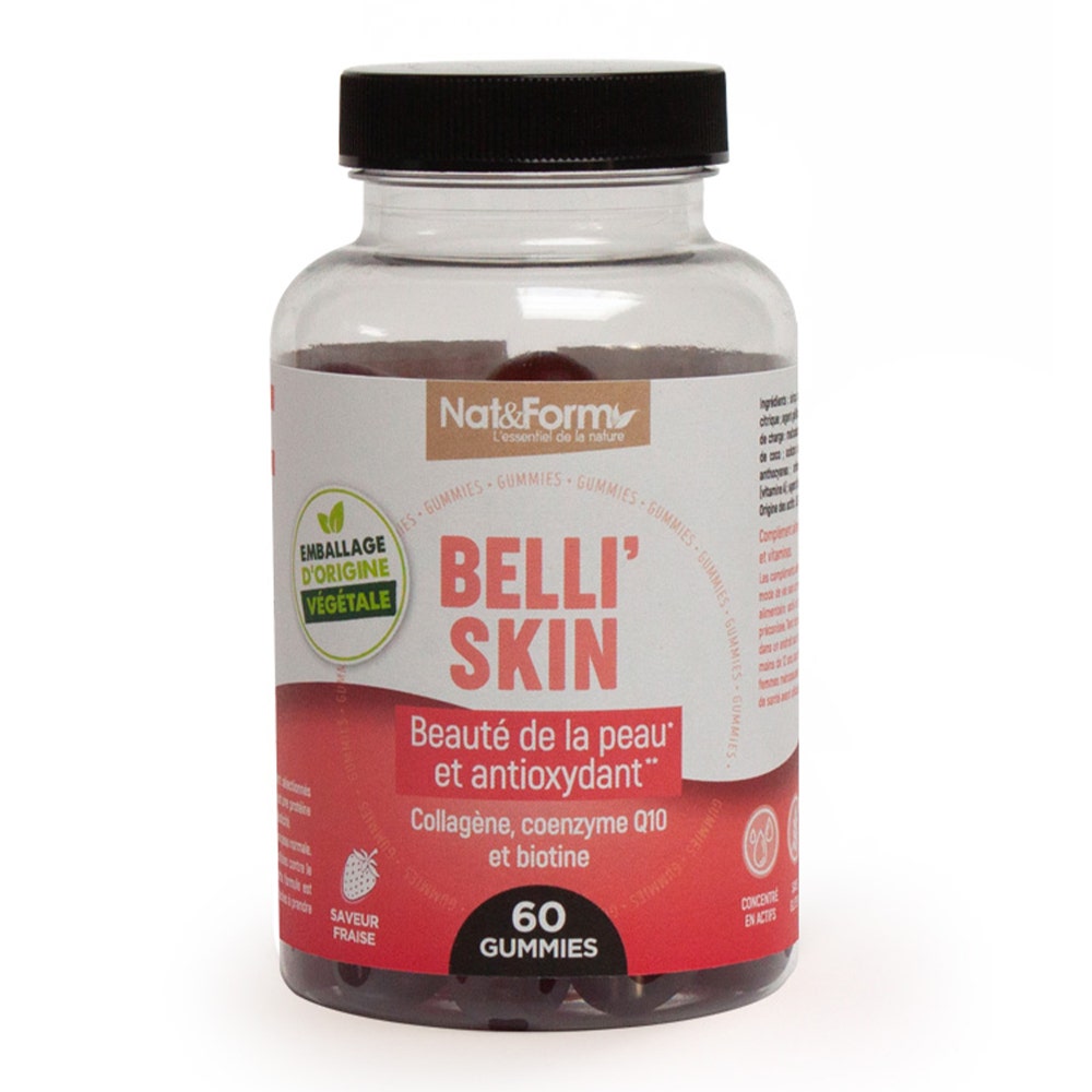 Nat&Form Activ Belliskin sabor fresa 60 Gominolas