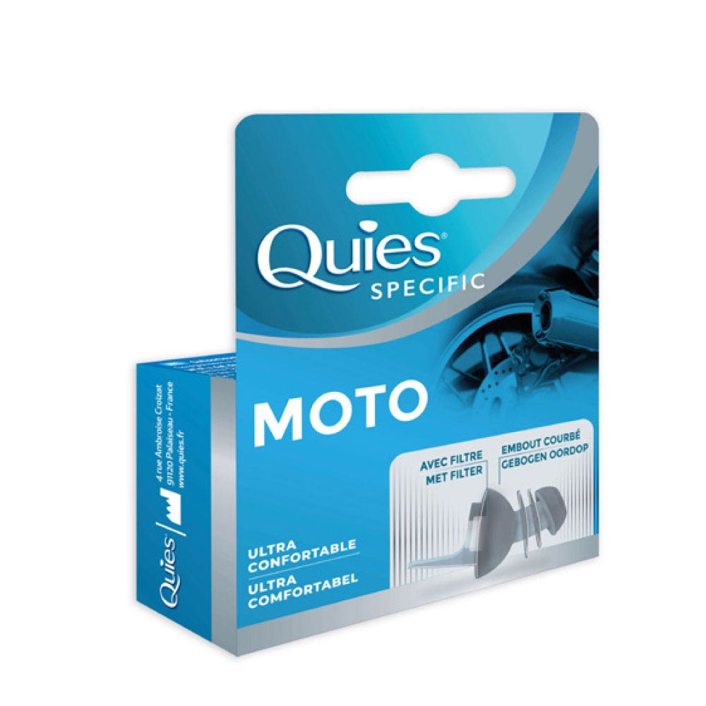 Quies Protectores auditivos para moto 1 par