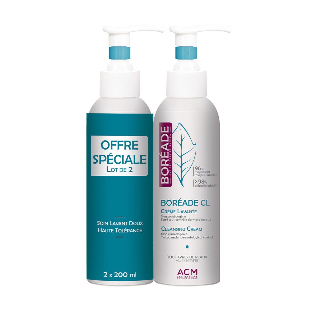 Acm Boréade CL Crema Limpiadora 2x200ml