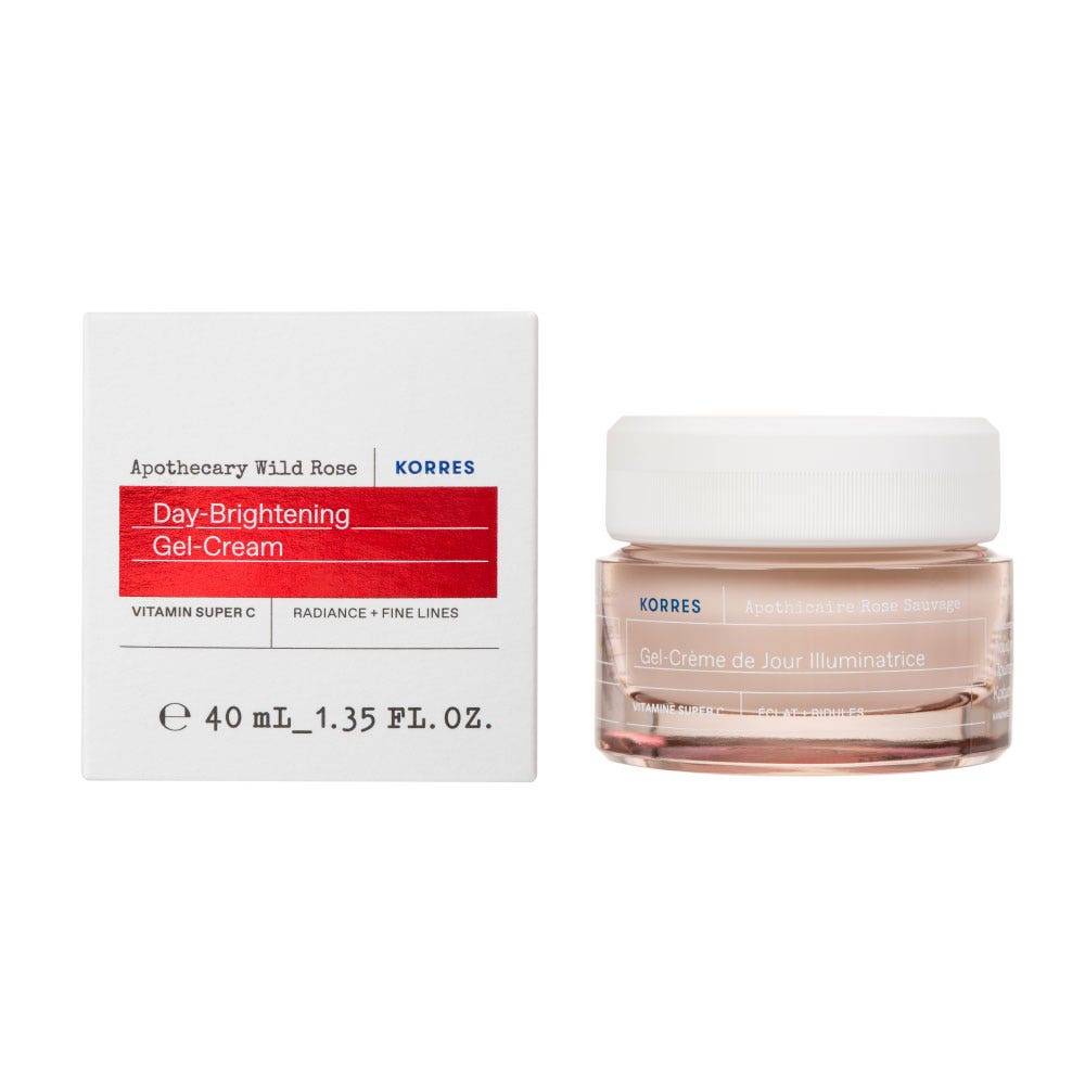 Korres Rosa silvestre Gel-crema hidratante e iluminador 40 ml