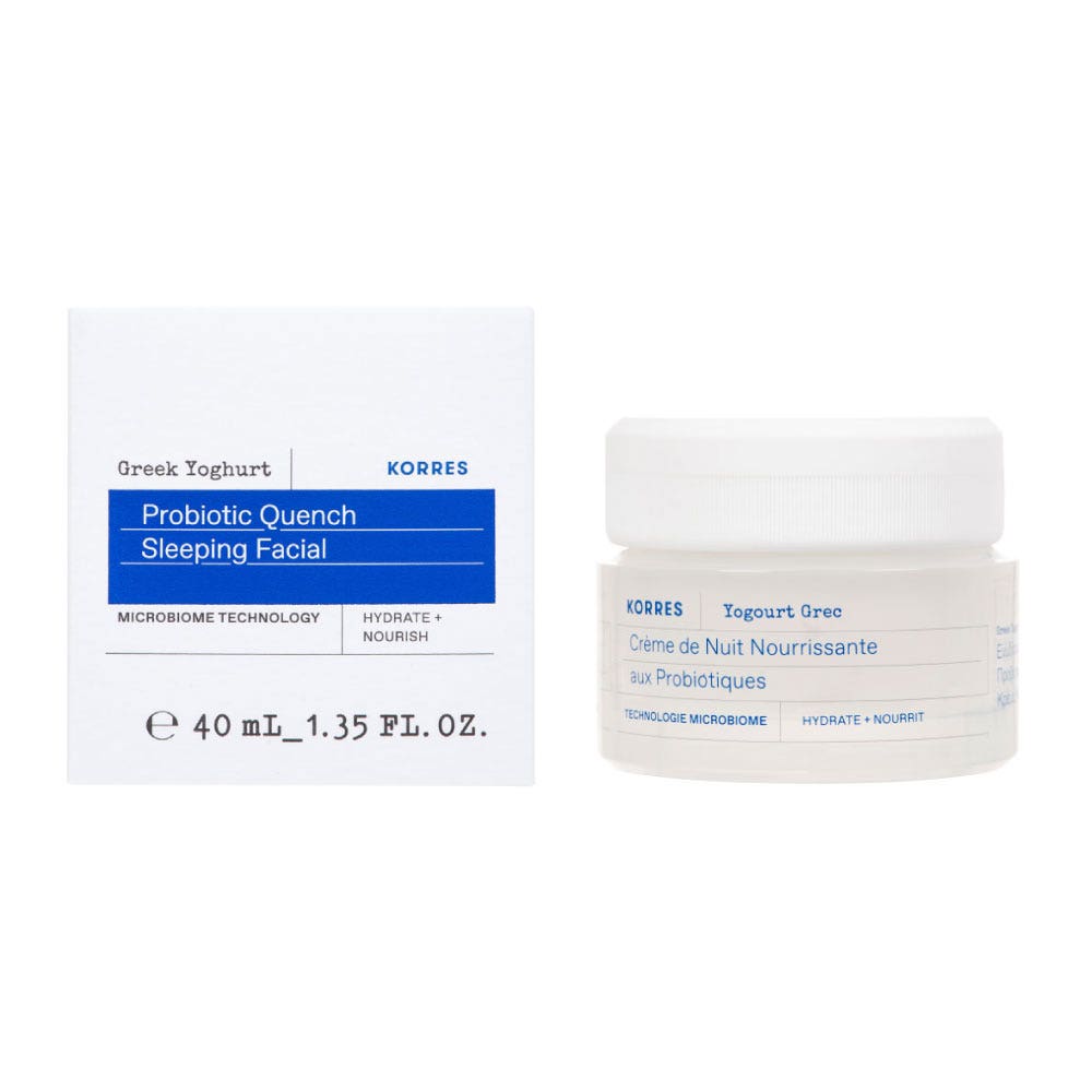 Korres Yogur griego Crema nutritiva de noche con probióticos 40 ml