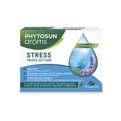 Phytosun Aroms Triple Acción contra el Estrés con Aceites Esenciales 30 cápsulas