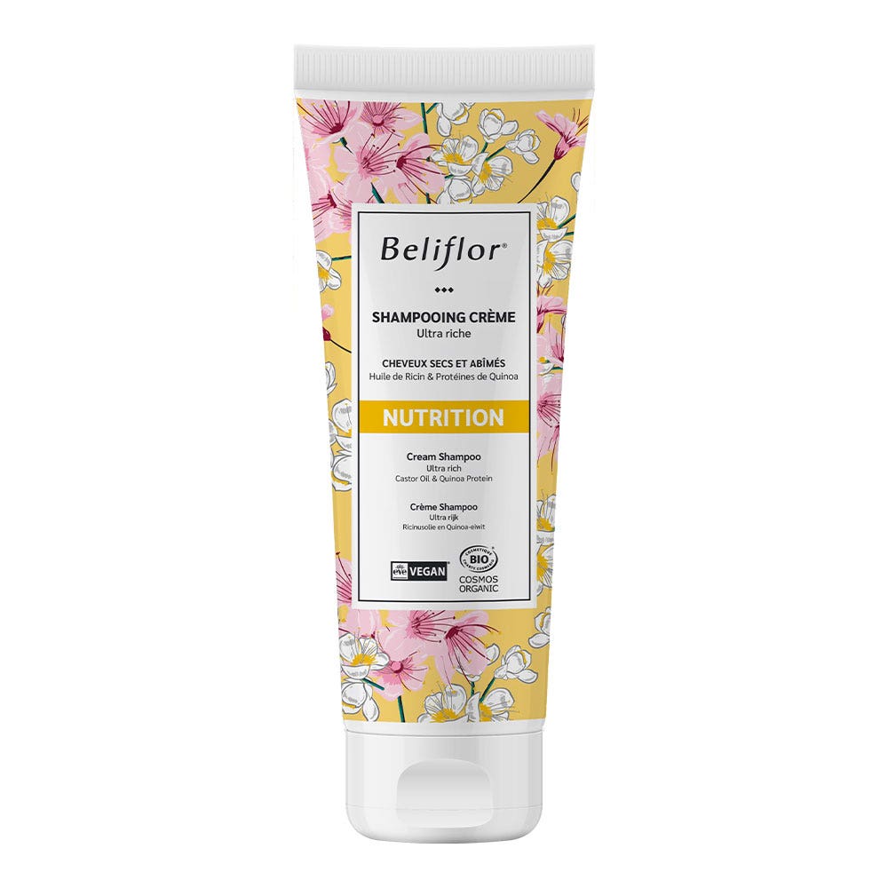 Beliflor Nutrition Champú en crema Cabello seco y dañado 250 ml