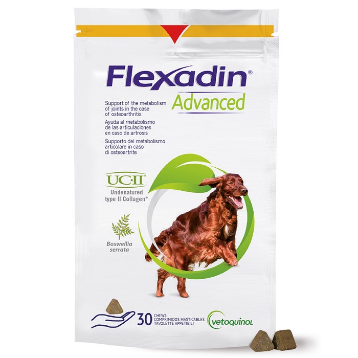 Suplemento para perros Flexadin ADVANCED x 30 bocados Vetoquinol