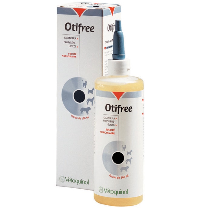 Solución limpiadora para el oído externo OTIFREE 60 ml Vetoquinol