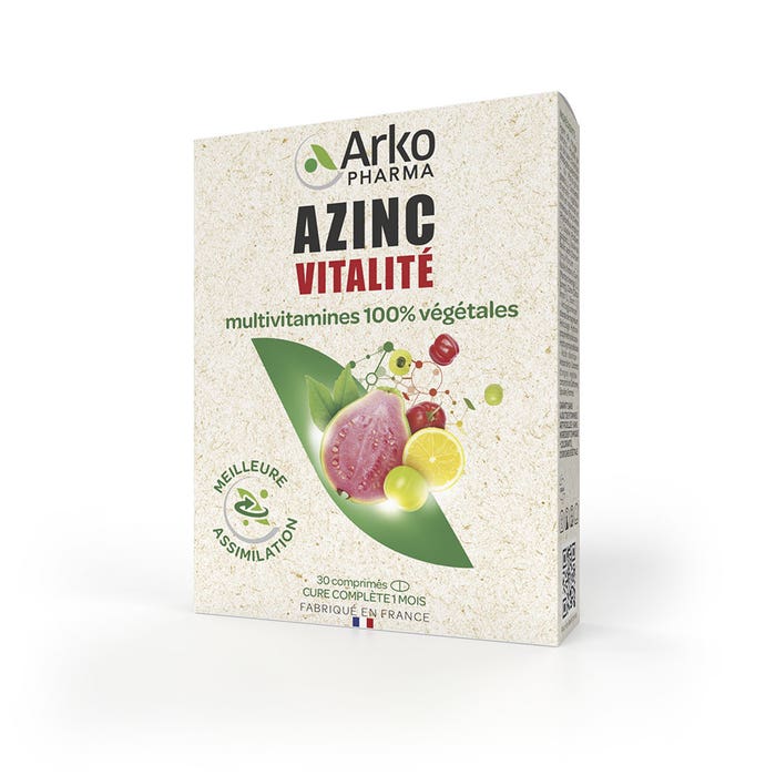 Arkopharma Azinc Pur'energia Multivitaminas vitalidad 30 Comprimidos