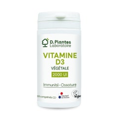 D. Plantes Vitamina D3 2000 UI de origen vegetal 60 comprimidos
