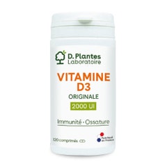 D. Plantes Vitamina D3 2000 UI Original 120 comprimidos