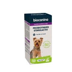 Biocanina Gastroenterología Probióticos Stimulactiv Bio Tránsito para perros pequeños 57g