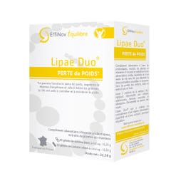 Effinov Nutrition Dúo Lipae Pérdida de peso 30 cápsulas + 30 cápsulas
