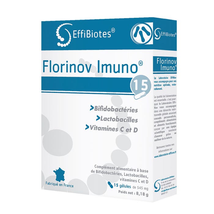 Effinov Nutrition Florinov imuno Defensas 15 cápsulas