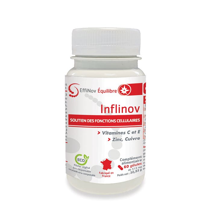 Inflinov 60 cápsulas Apoyo a las funciones celulares Effinov Nutrition