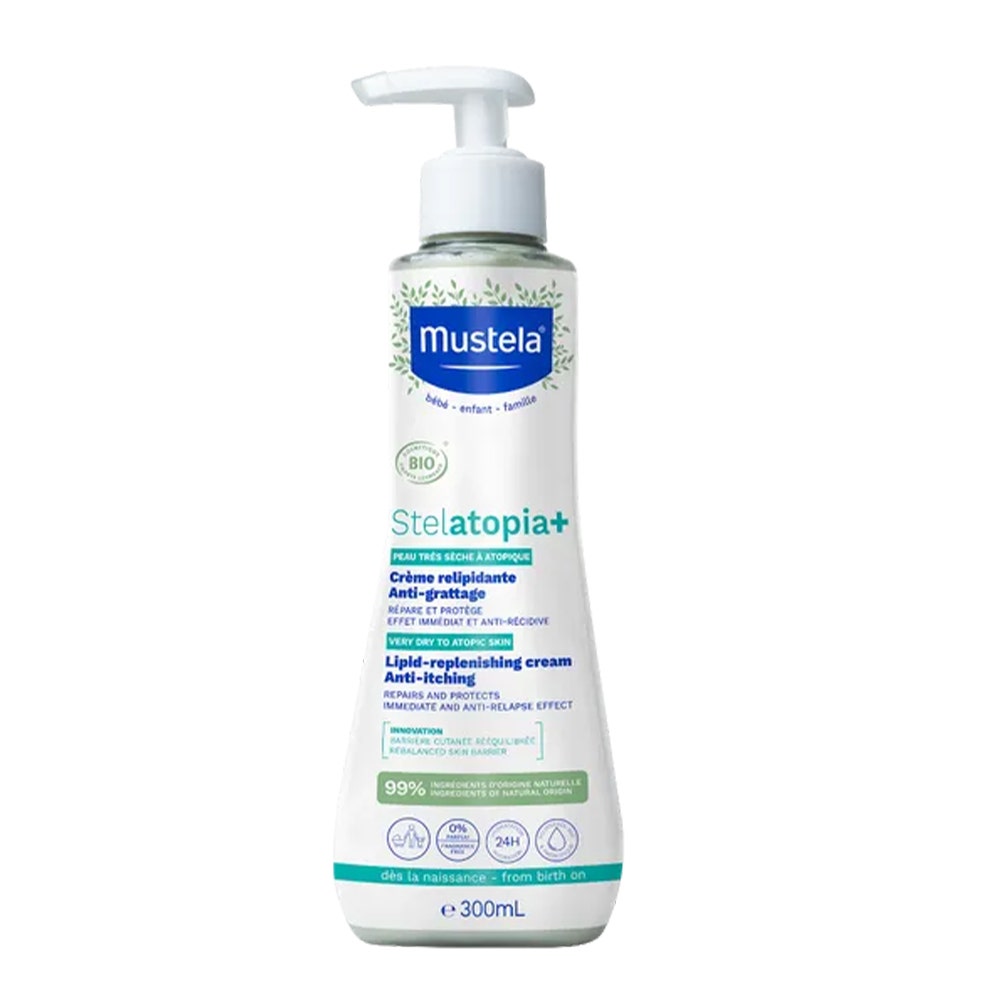 Mustela Stelatopia Crema reparadora anti-arañazos 300 ml