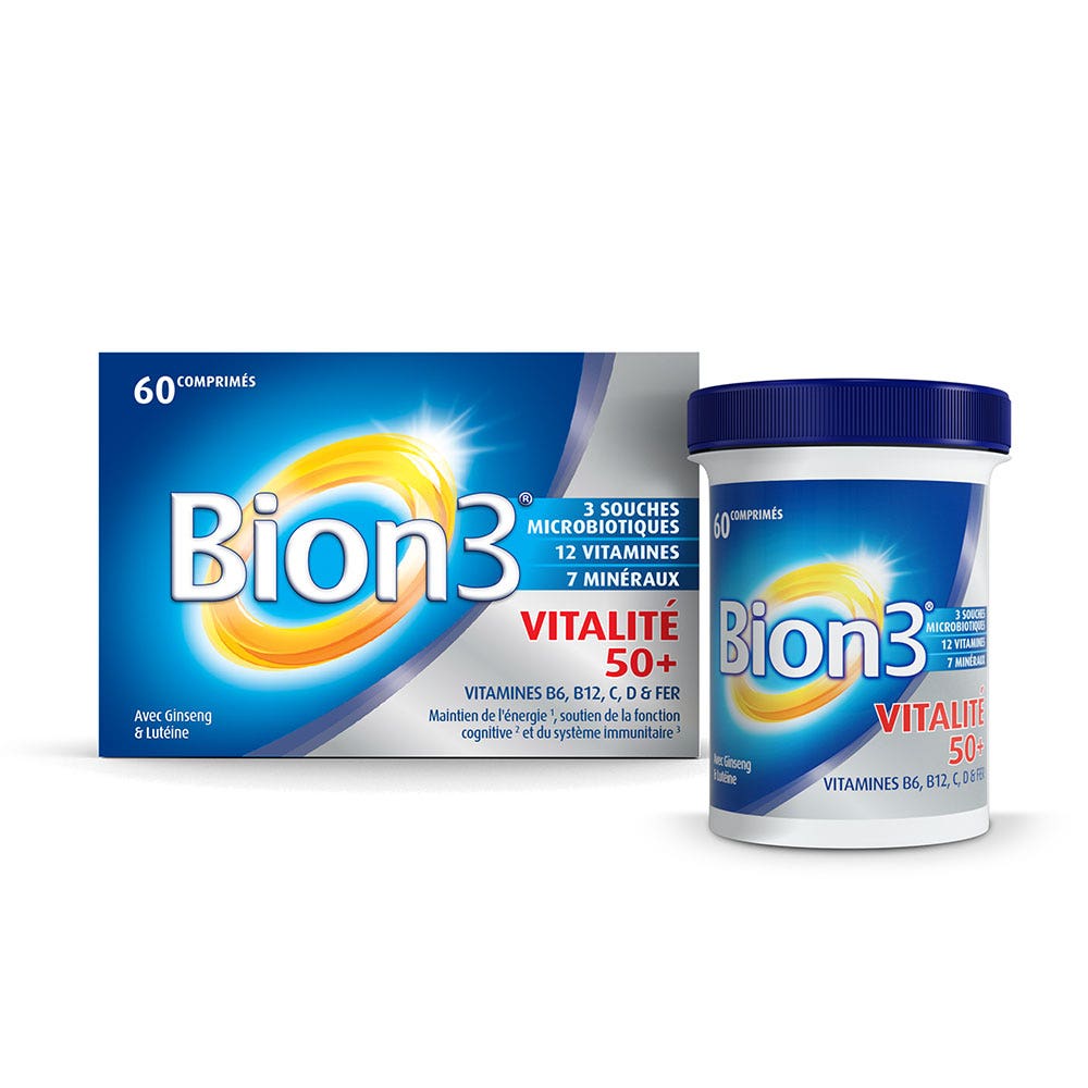 Bion3 Vitalidad 50+ 60 comprimidos