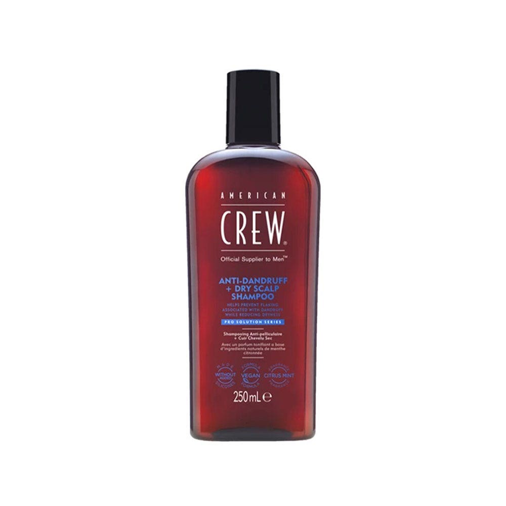American Crew Champú anticaspa + cuero cabelludo seco 250 ml