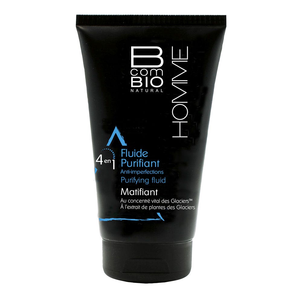 Bcombio Hombre Fluido Matificante Purificante 4 en 1 Pieles con imperfecciones 50 ml