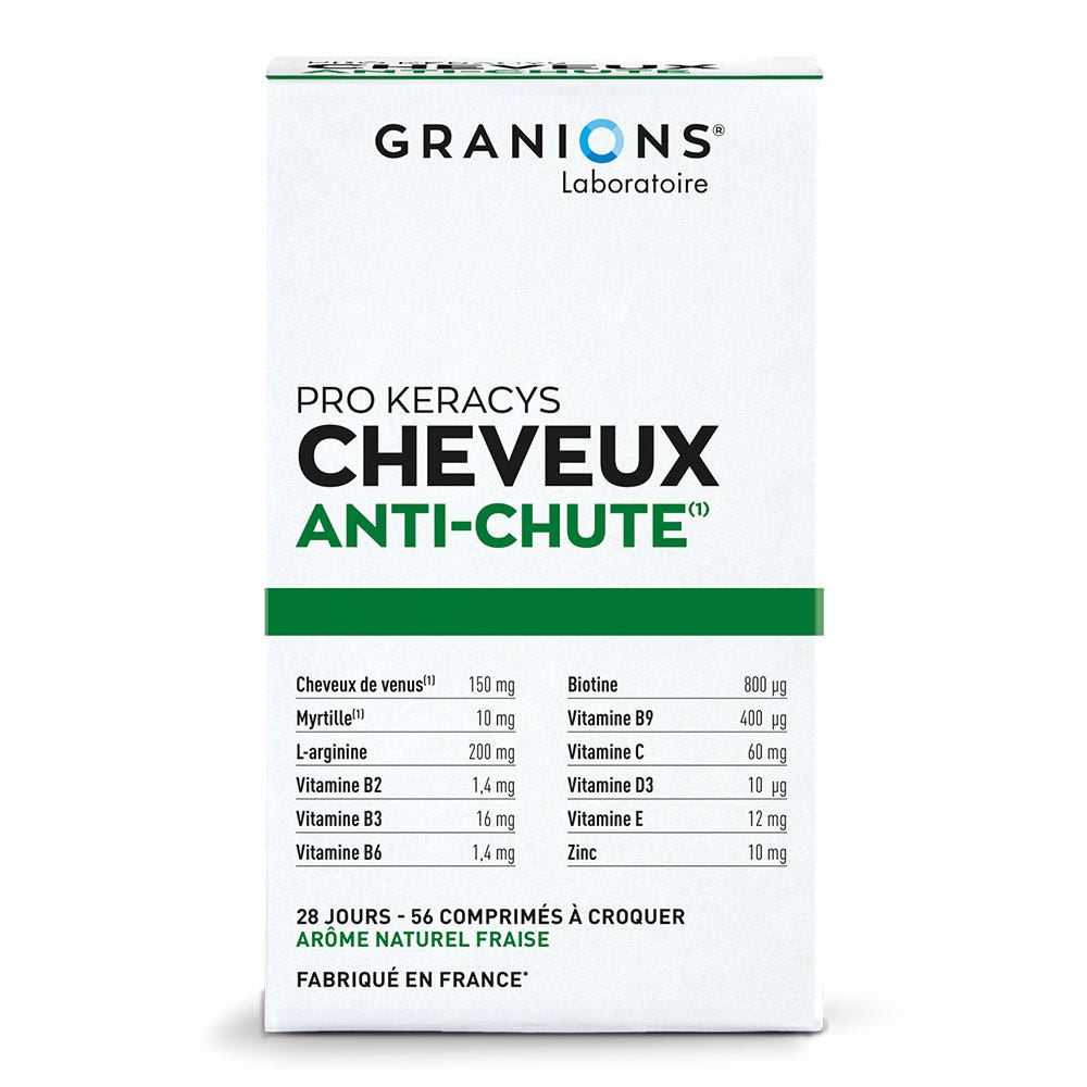 Granions Pro Keracys Anticaída del Cabello 56 comprimidos masticables