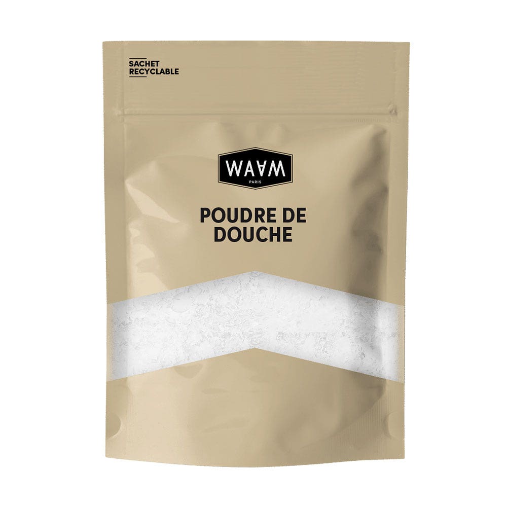 Waam Recambio de polvo de ducha todo tipo de pieles 70g