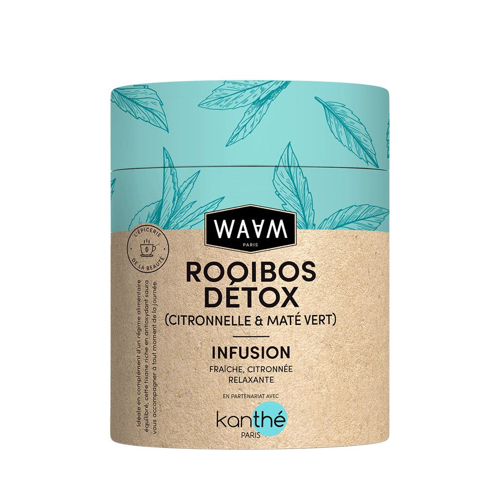Waam Roiboos Detox Hierba limón y Maté verde 80g
