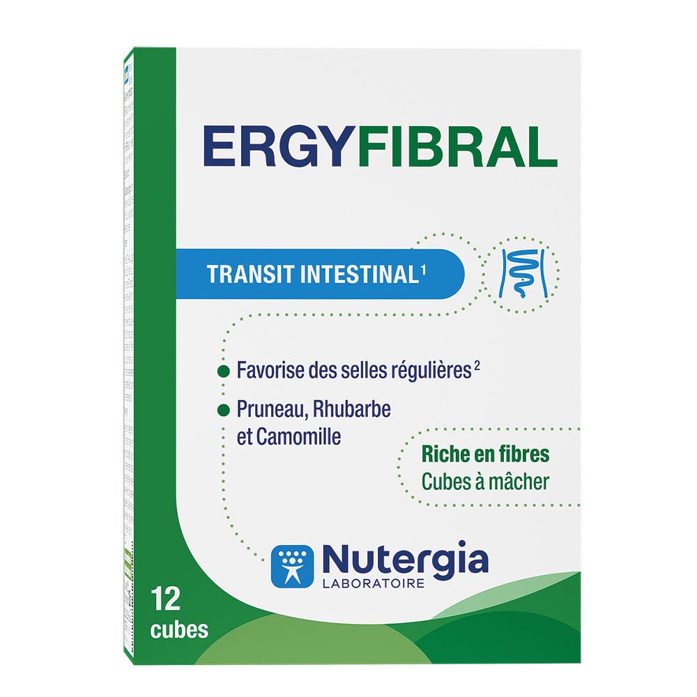 Nutergia Ergyfibral 12 unidades para masticar