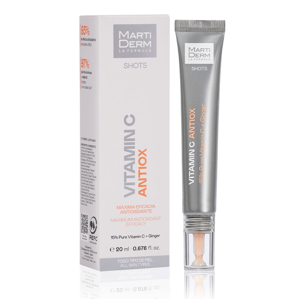 Martiderm Shots Vitamina C Antioxidante Todo tipo de pieles 20 ml