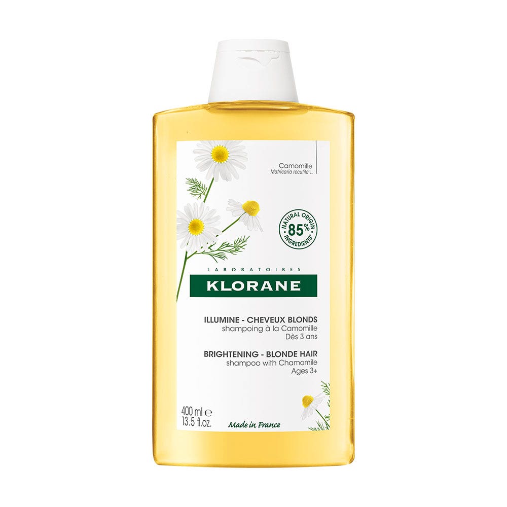 Klorane Camomila Champú reflejos rubios cabello rubio 400ml