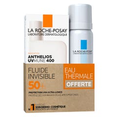 La Roche-Posay Anthelios Fluido Invisible uvmune 400 con perfume spf50+ 50ml + agua termal gratis 50ml