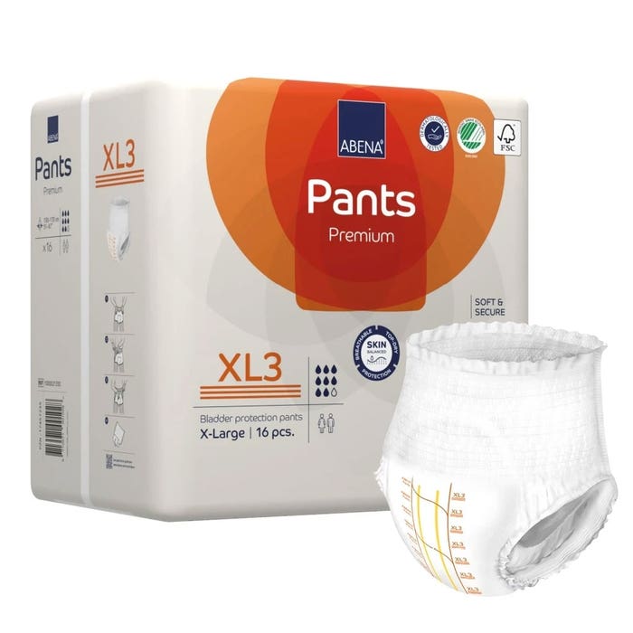 Absorb + Pants x16 Prenium XL3 incontinencia intensa Abena