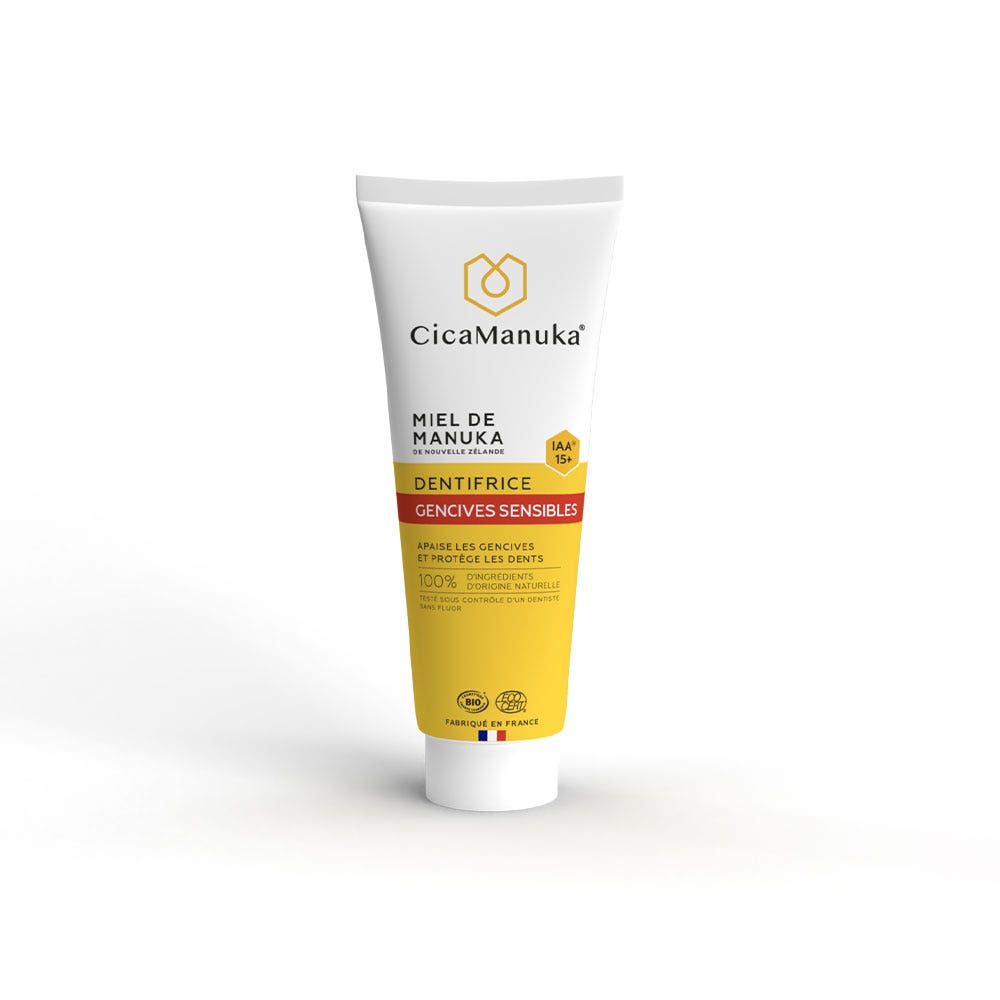 Cica Manuka IAA15+ Pasta dentífrica para encías sensibles con miel de Manuka Au Miel de Manuka IAA15+ 75 ml