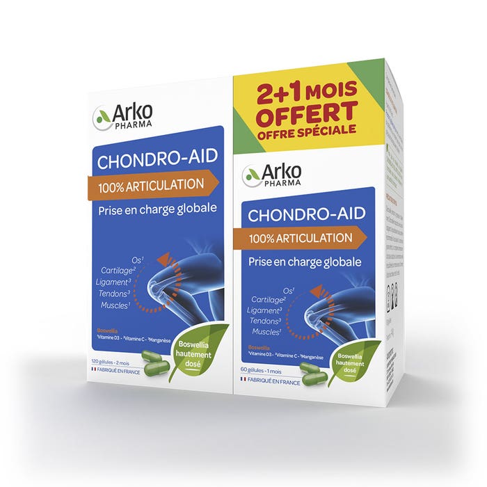 Arkopharma Chondro-Aid 100% Articulaciones 120 + 60 Cápsulas