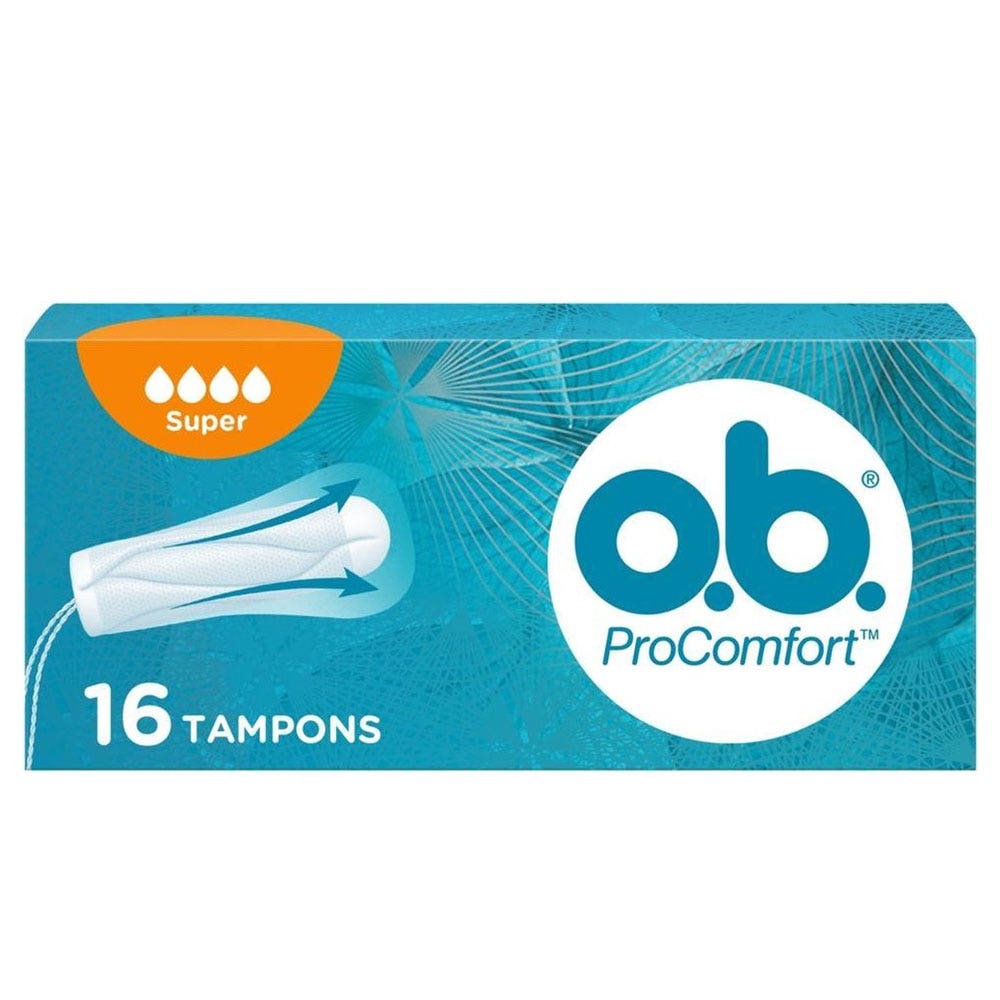 O.B. Almohadillas Pro Comfort Super Sin aplicador x16