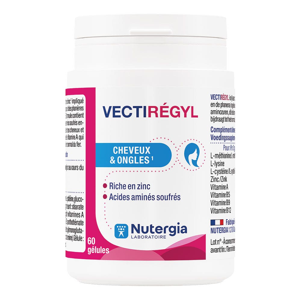 Nutergia Vecti-regyl Cheveux et ongles 60 cápsulas