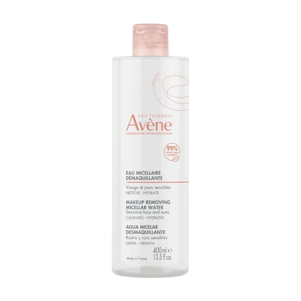 Avène Mis Esenciales Agua micelar desmaquillante rostro y ojos sensibles 400 ml