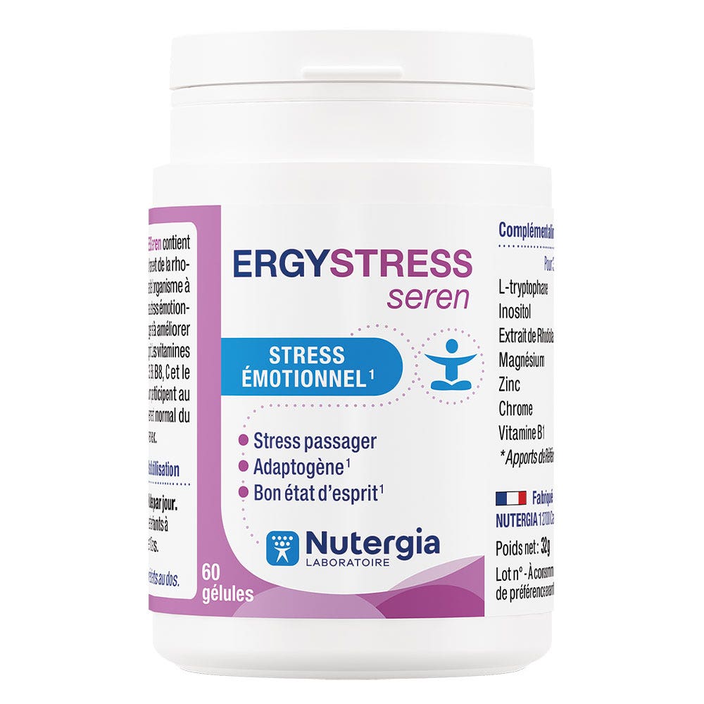 Nutergia Ergystress Seren sueño y estrés 60 cápsulas