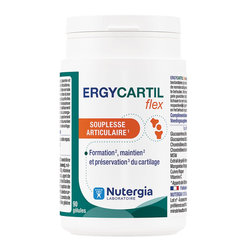 Nutergia Ergycartil flex flexibilidad articular 90 cápsulas