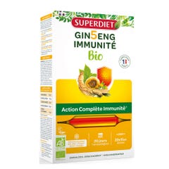Superdiet Ginseng Immunea x20 ampollas de 15 ml